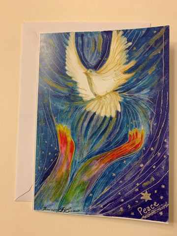 Handmade Holiday Card: “Peace”