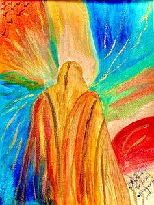 “Prayer 1” Judaica Watercolor: Print